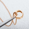 Bvlgari Parentesi Necklace Pink Gold
