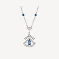 Bvlgari Dream Necklace Agate Cubic Zirconia Silver